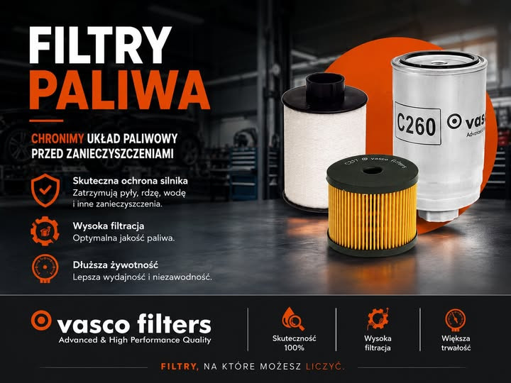 Filtry paliwa Vasco